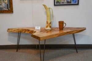 Wood table by David Schraft